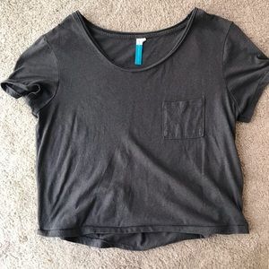 SunBleached Abbey by PacSun - Gray Crop T-Shirt